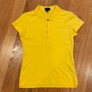 Faconnable bright yellow polo shirt